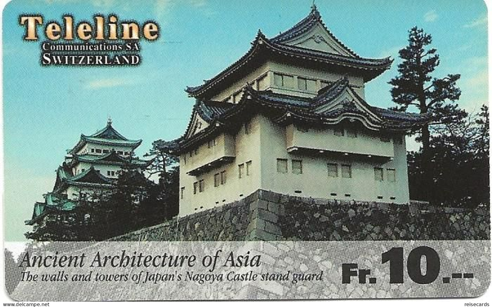 Switzerland: Teleline - Ancient Architecture Or Asia, Nagoya Castle - Switzerland