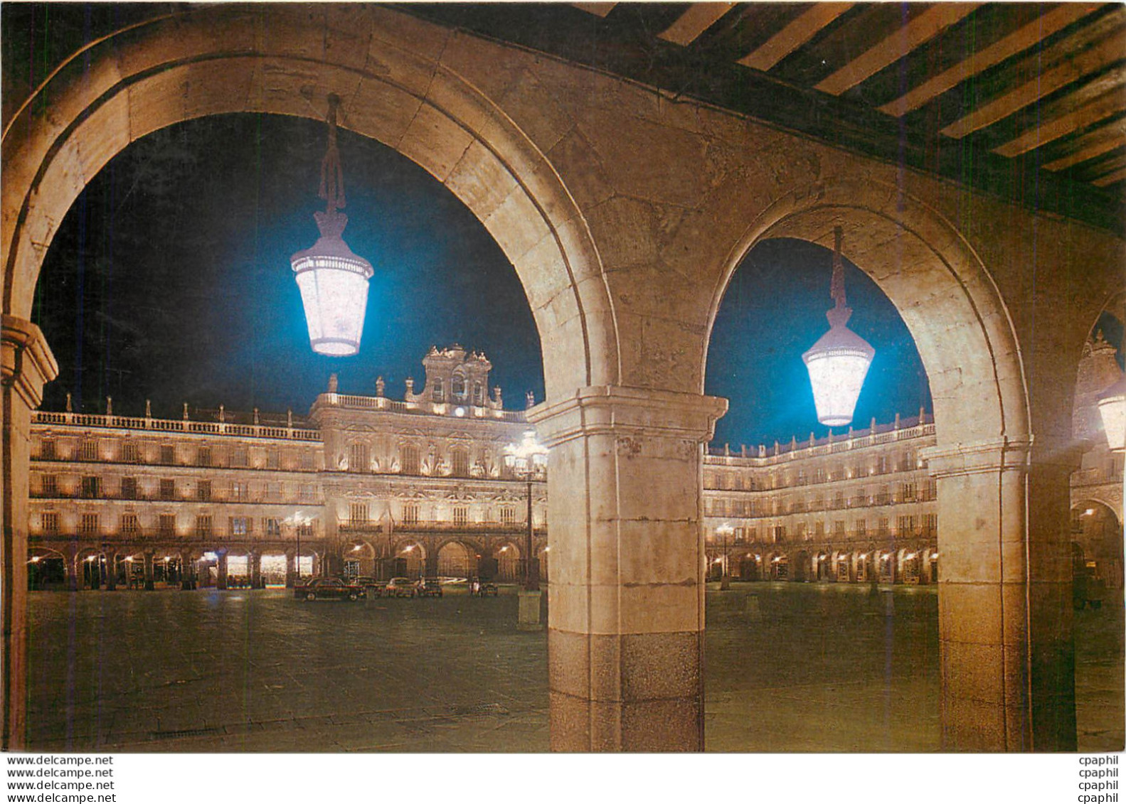 CPM Salamanca Plaza Mayor Vista Nocturna - Salamanca