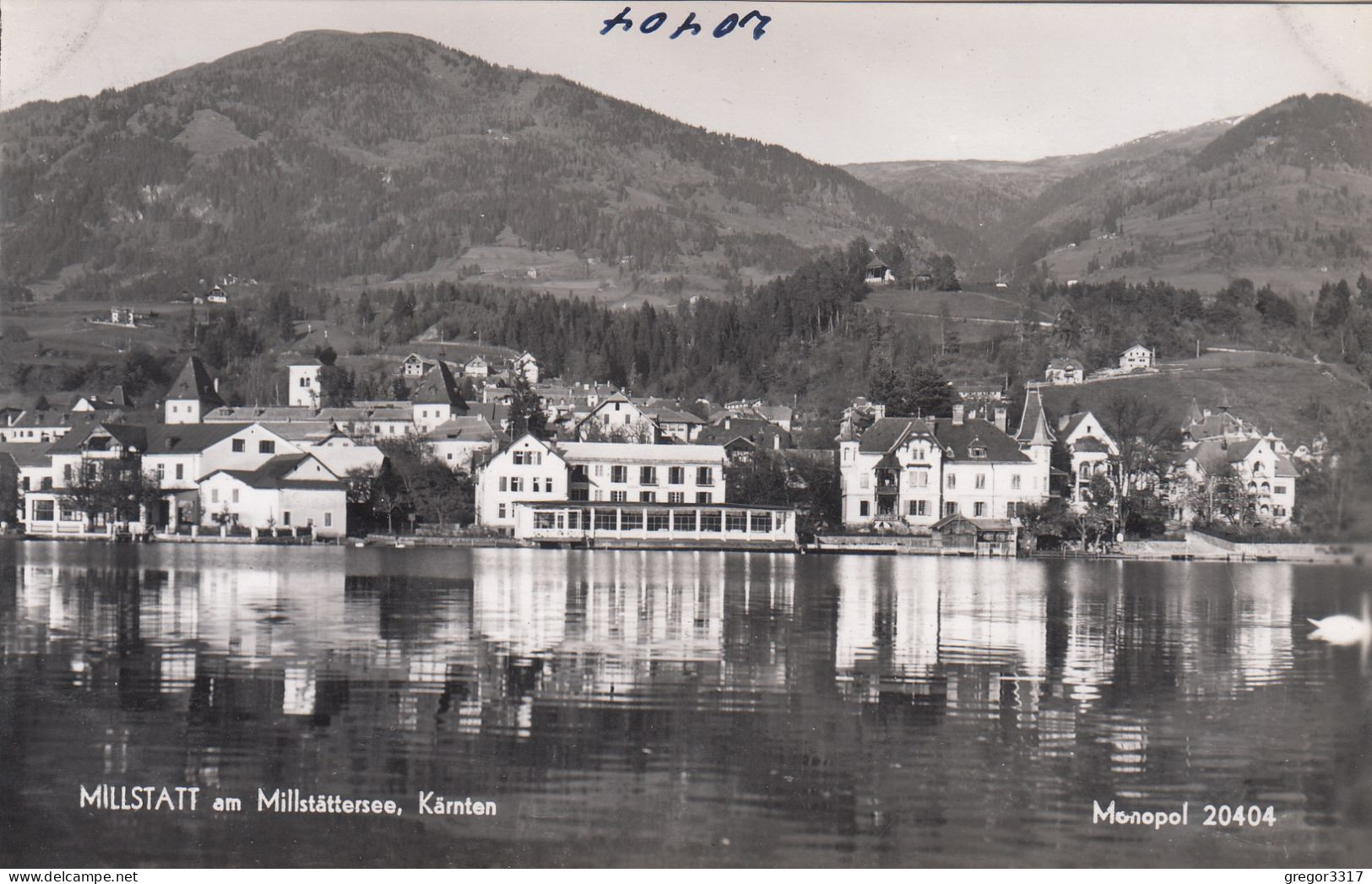 E3138) MILLSTATT Am Millstättersee - HÄUSER Vom See Aus Gesehen - Alte S/W FOTO AK - Millstatt