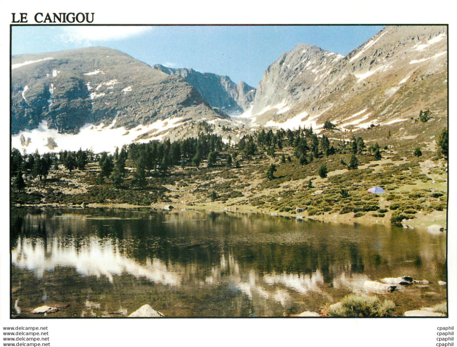 '"CPM Le Canigou Au Premier Plan L''Etang Des Estagnois"' - Languedoc-Roussillon