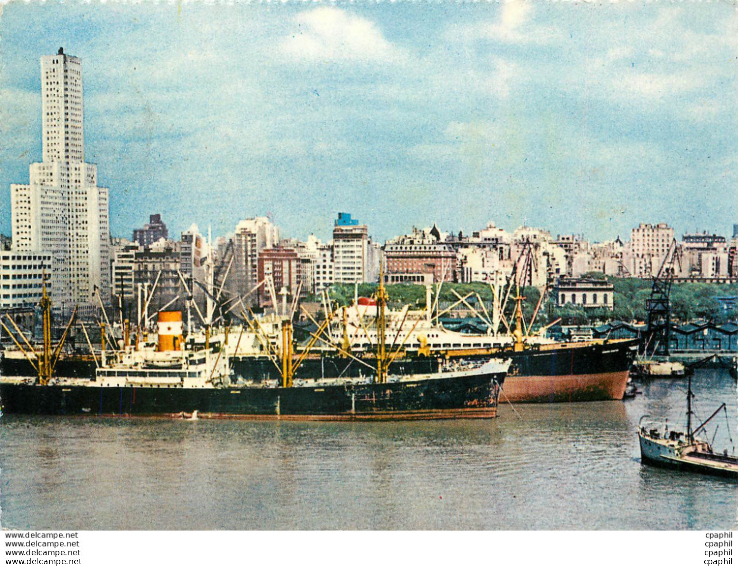 CPM Buenos Aires El Puerto Bateaux - Argentine