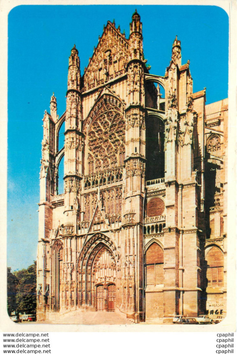 CPM Beauvais Oise Cathedrale Saint Pierre Portail Et Transept Sud - Beauvais