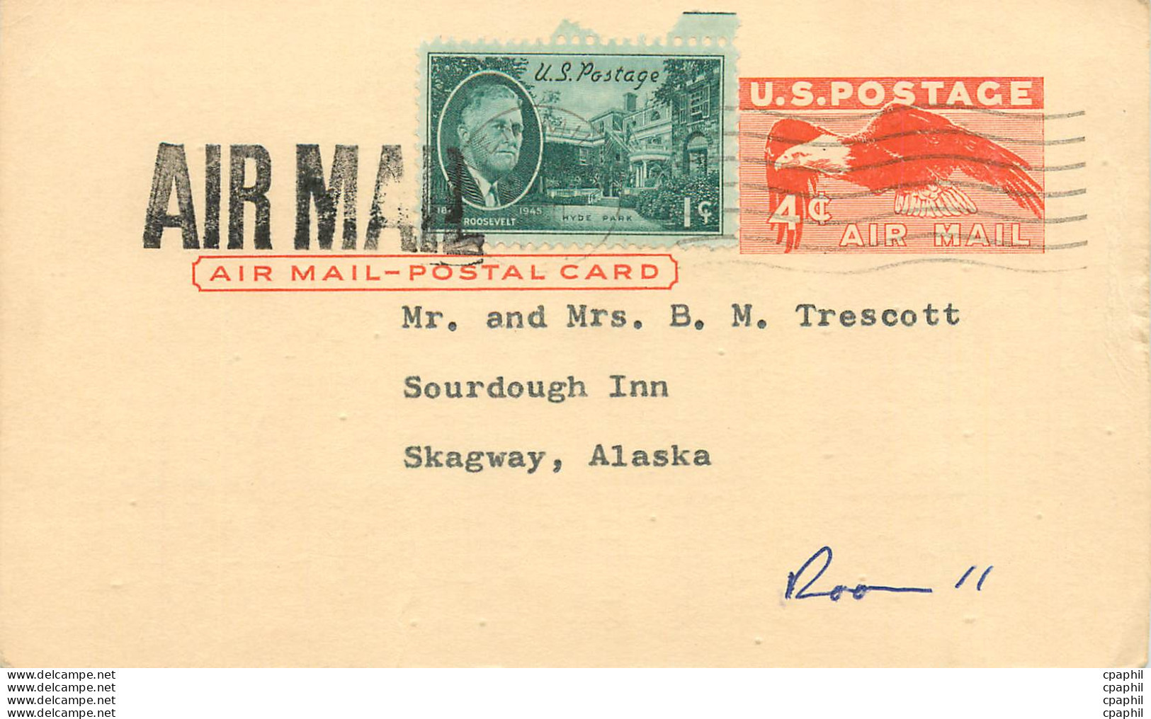 Lettre Cover Etats-Unis 4c 1960 - 1961-80