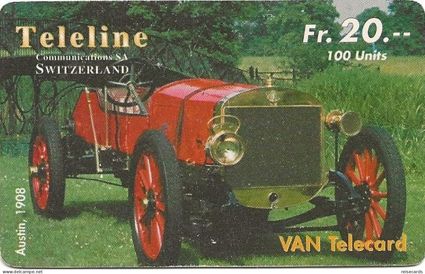 Switzerland: Teleline VAN - Austin 1908 - Schweiz