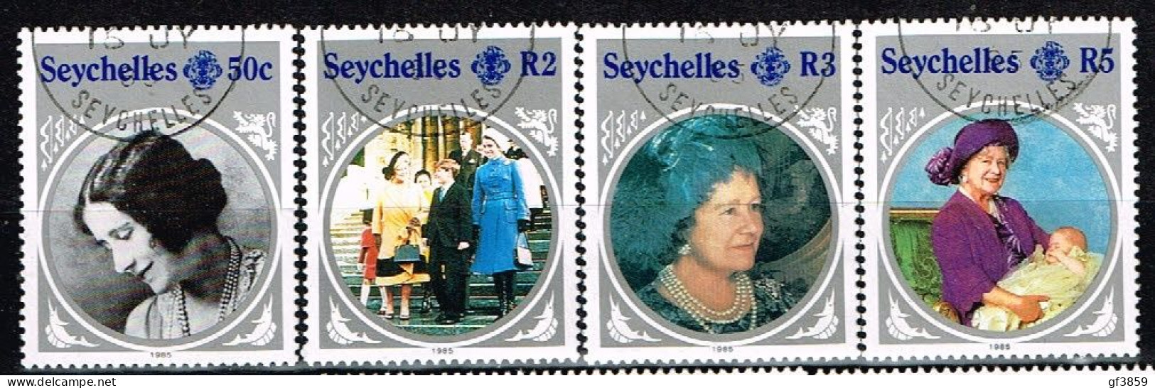 SEYCHELLES / Oblitérés / Used / 1985 - 85 Ans De La Reine Mère - Seychelles (1976-...)
