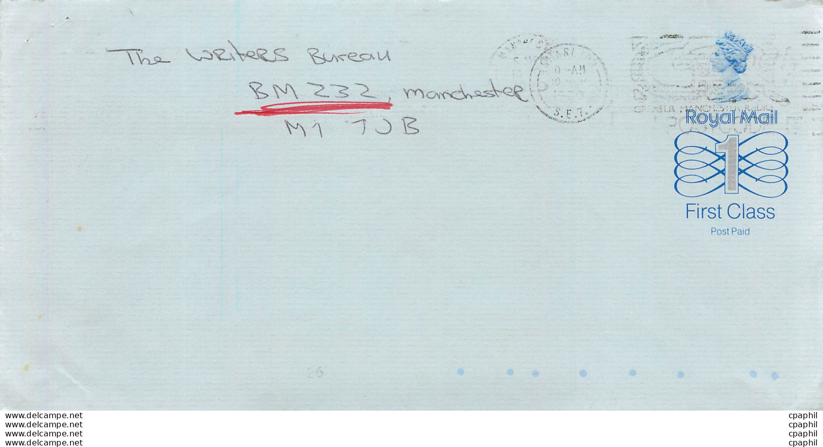 Entier Postal Stationary Great Britain Machin Australian Consulate Manchester - Cartas & Documentos