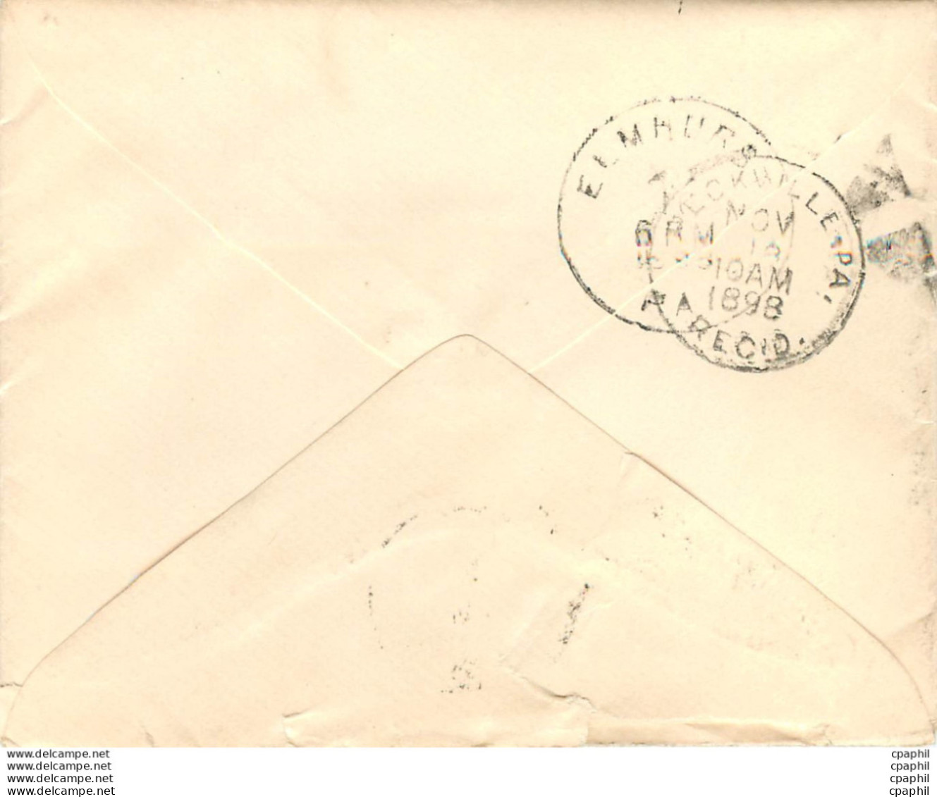 Lettre Cover Etats-Unis 2c 1898 Scranton Cover - Andere & Zonder Classificatie