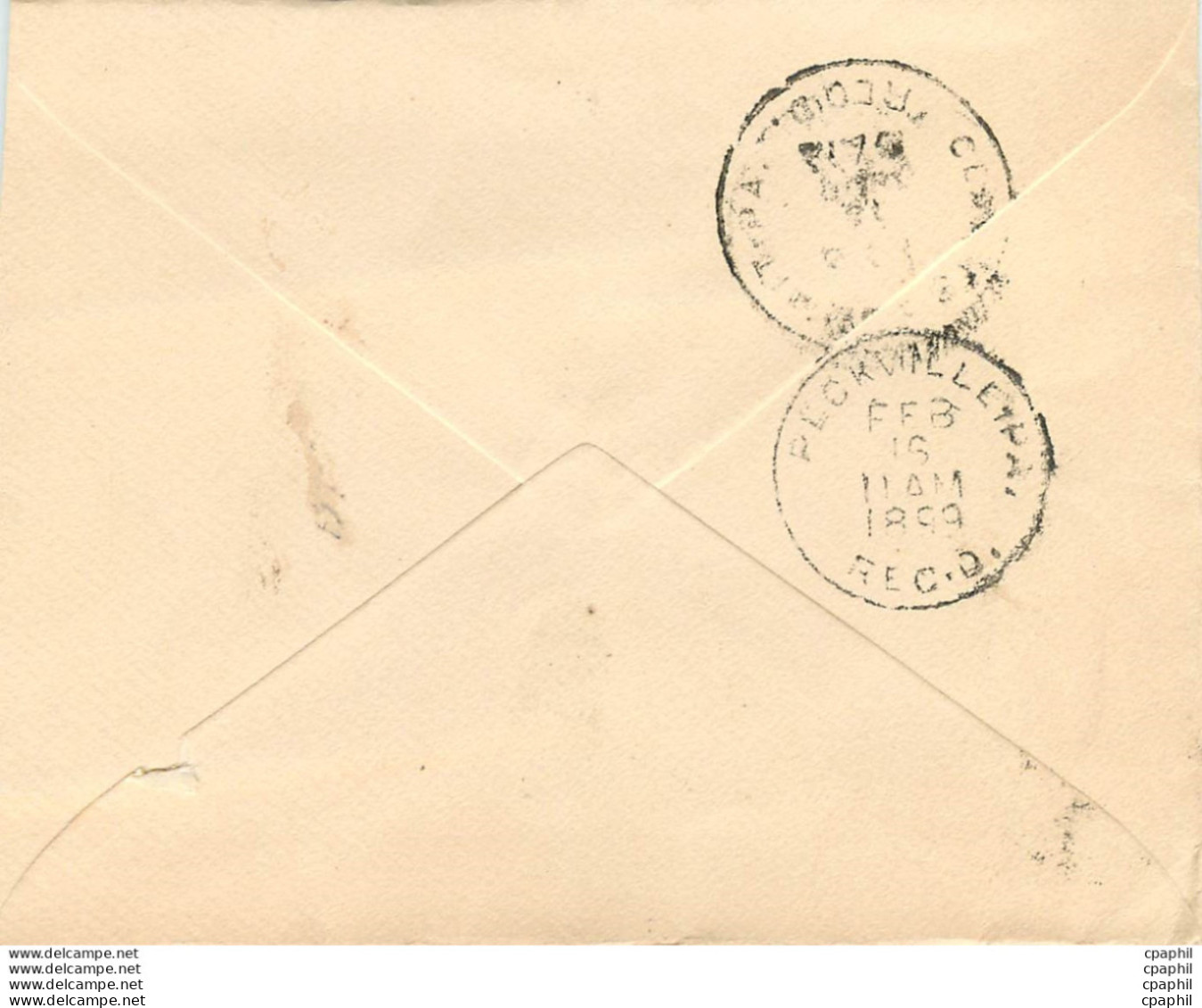 Lettre Cover Etats-Unis 2c Clarks Green 1899 - Other & Unclassified