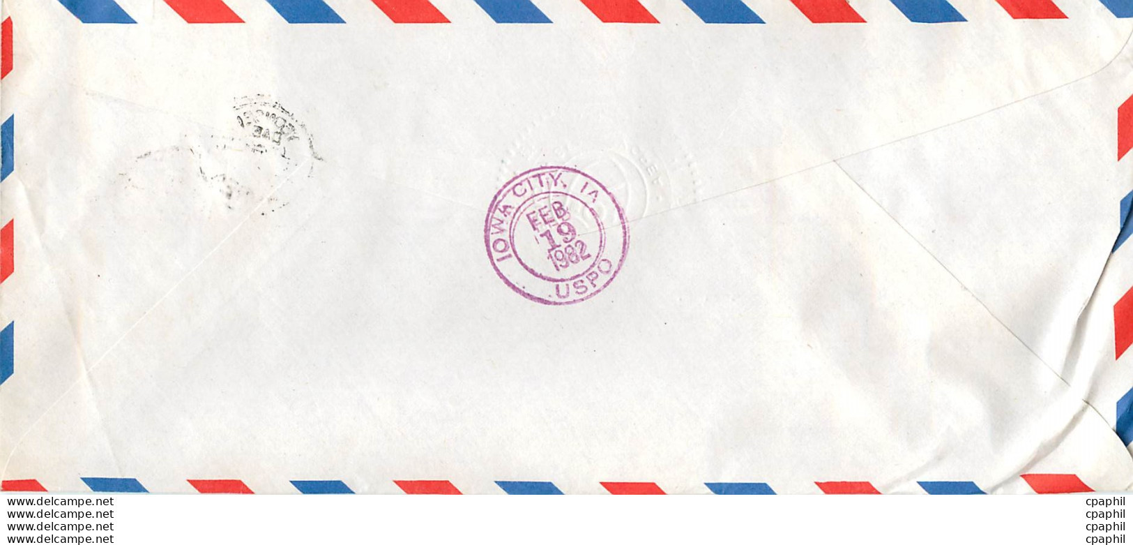 Lettre Cover Coree University Iowa Yonsei - Malaysia (1964-...)