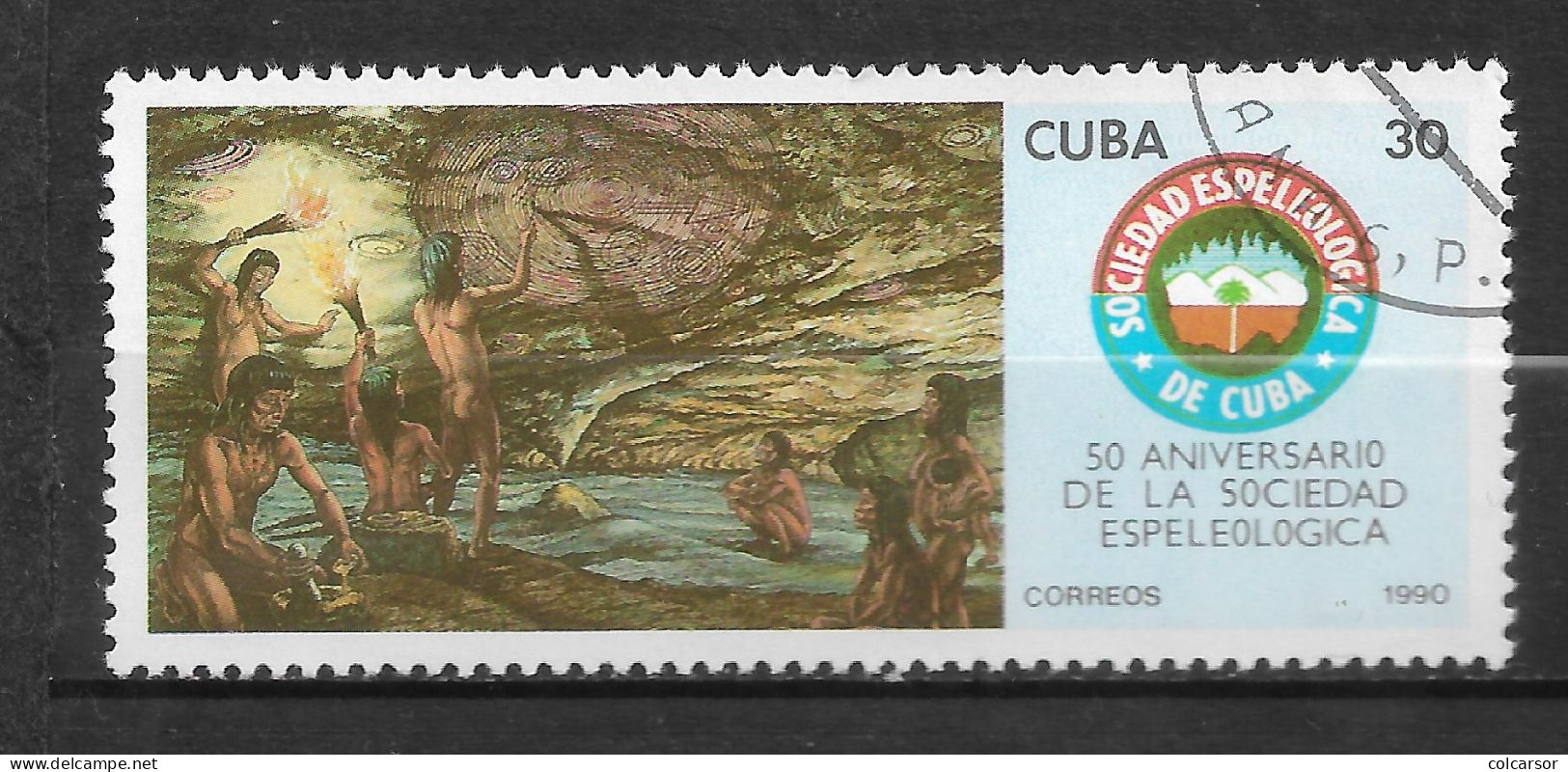 CUBA  N°  3007 " SPÉLÉOLOGIE " - Gebruikt