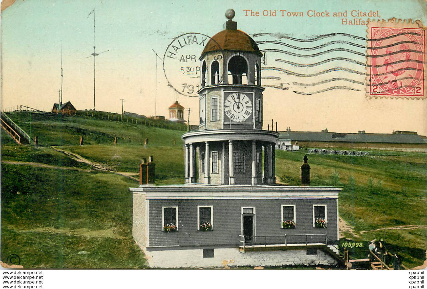 CPA The Old Town Clock And Citadel Halifax - Halifax