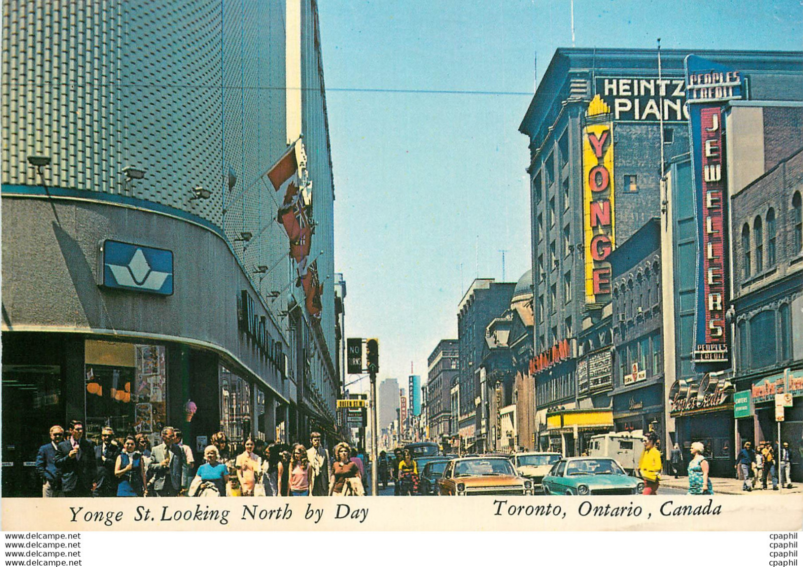 CPM Yonge St Looking North By Day Toronto Ontario Canada - Toronto