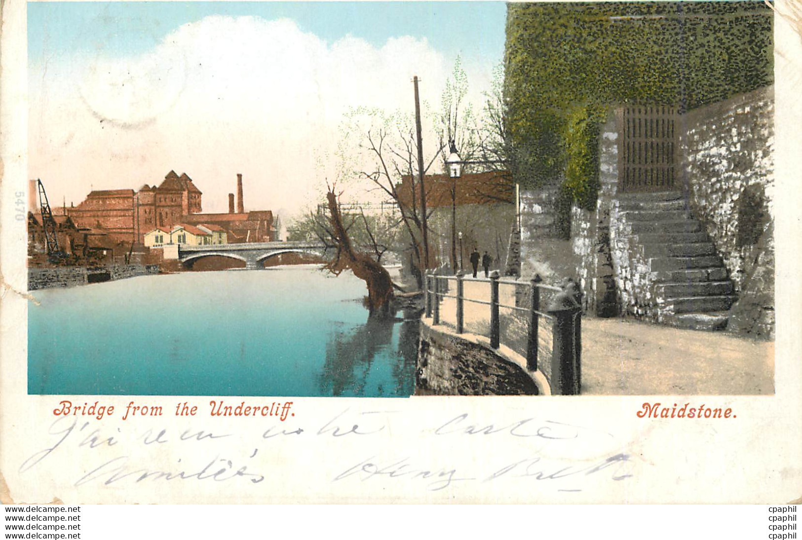 CPA Maidstone Bridge From The Undercliff - Liverpool