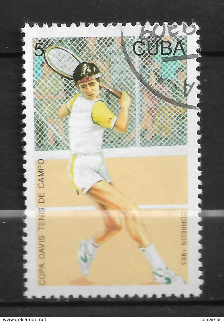 CUBA  N°  3282 " TENNIS " - Used Stamps