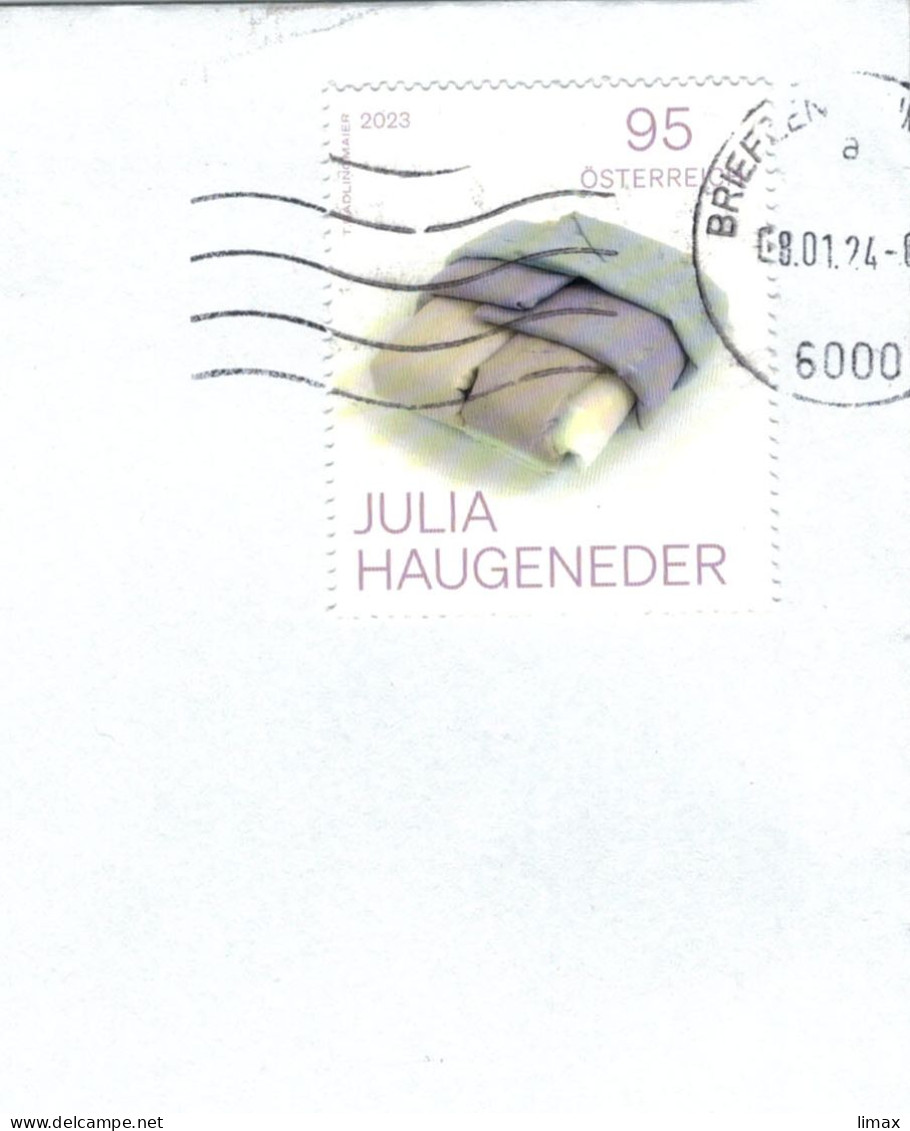 6000 Briefzentrum Hall 2024 Julia Haugeneder - Decken Werbung - Lettres & Documents