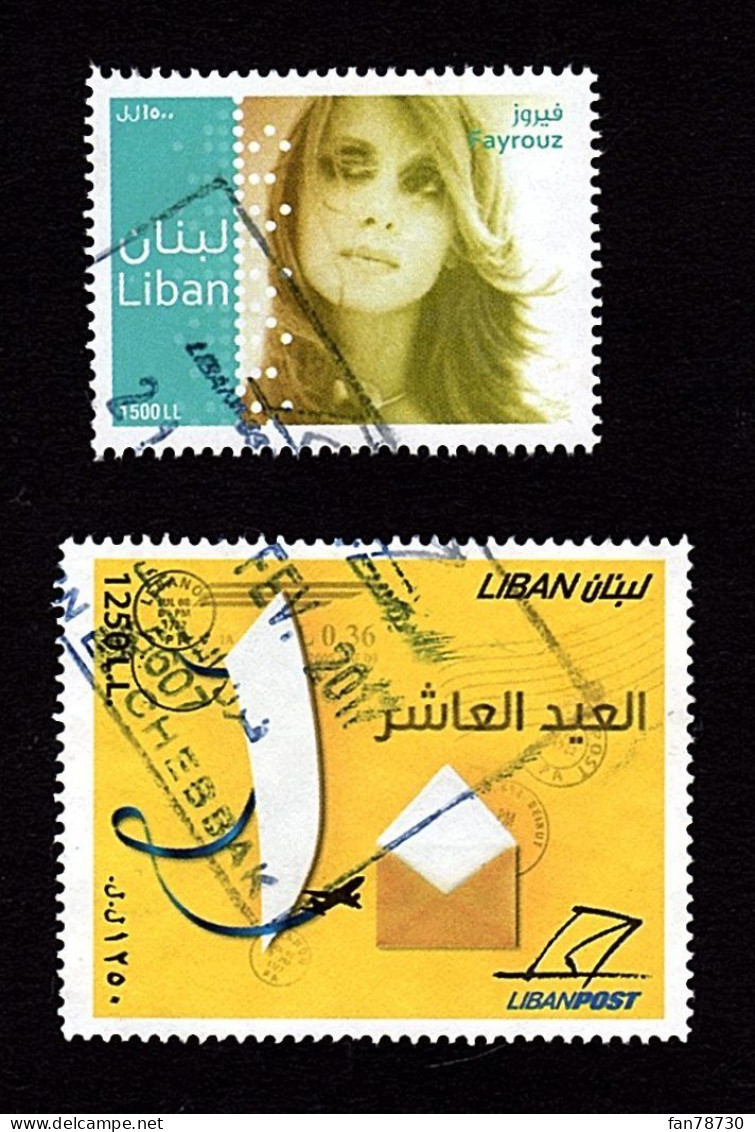 Liban - Fayrouz Et Libanpost - Oblitérés - Y&T 482 Et 445 - Liban