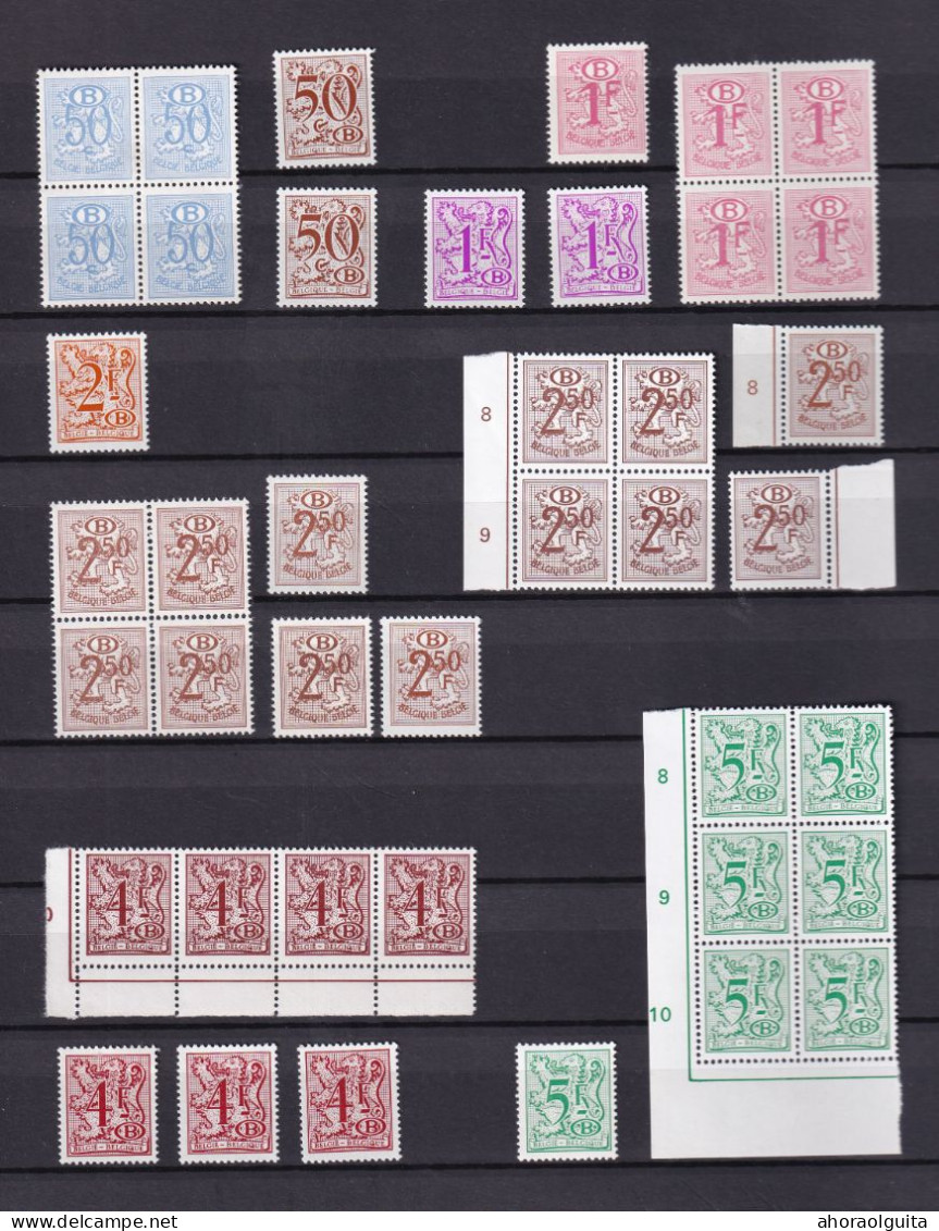 DT 996 -- Petit Ensemble De 89 Timbres FM Et Service Neufs Sans Charnières , Dont Blocs. - Postfris