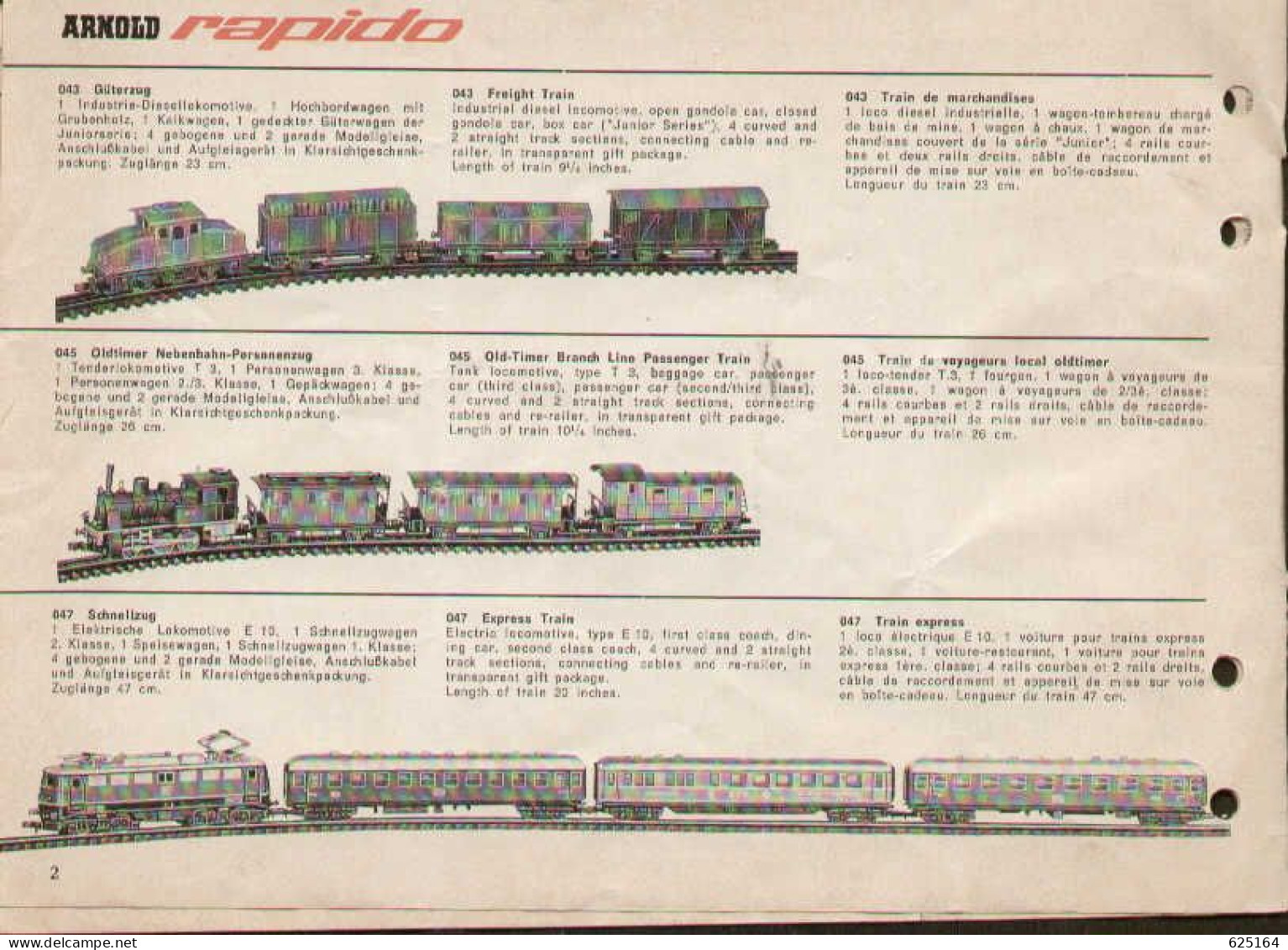 Catalogue ARNOLD RAPIDO Neuheiten 1965 N 9 MM - 1:160- En Français, Allemand Et Anglais - Zonder Classificatie