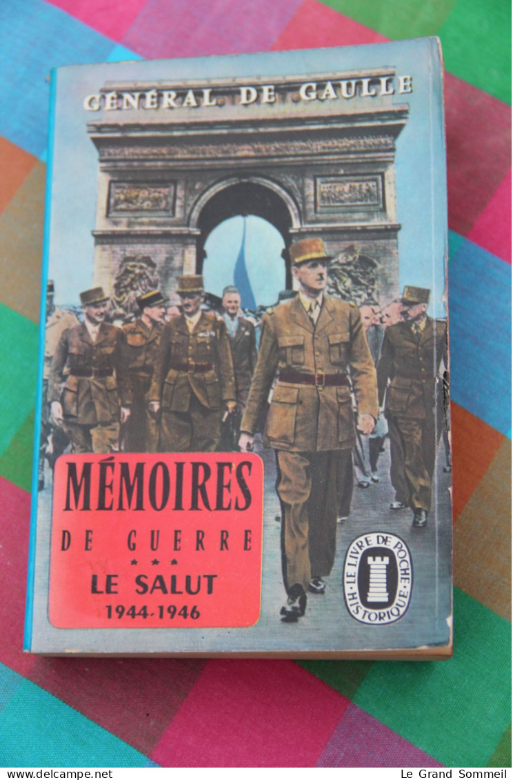 Mémoires De Guerre: 3 Livres Général De Gaulle - Lotti E Stock Libri