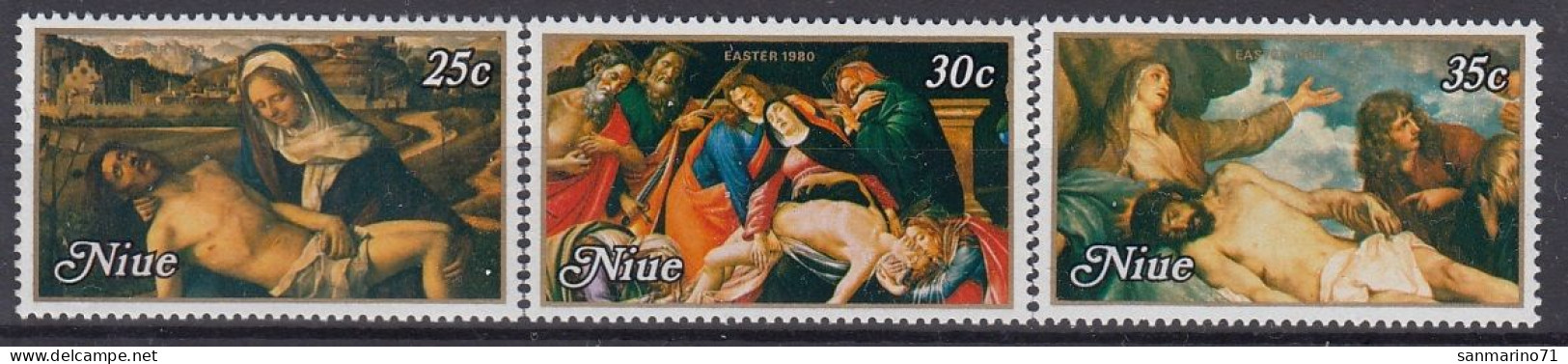 NIUE 295-297,unused,Easter 1980 (**) - Niue