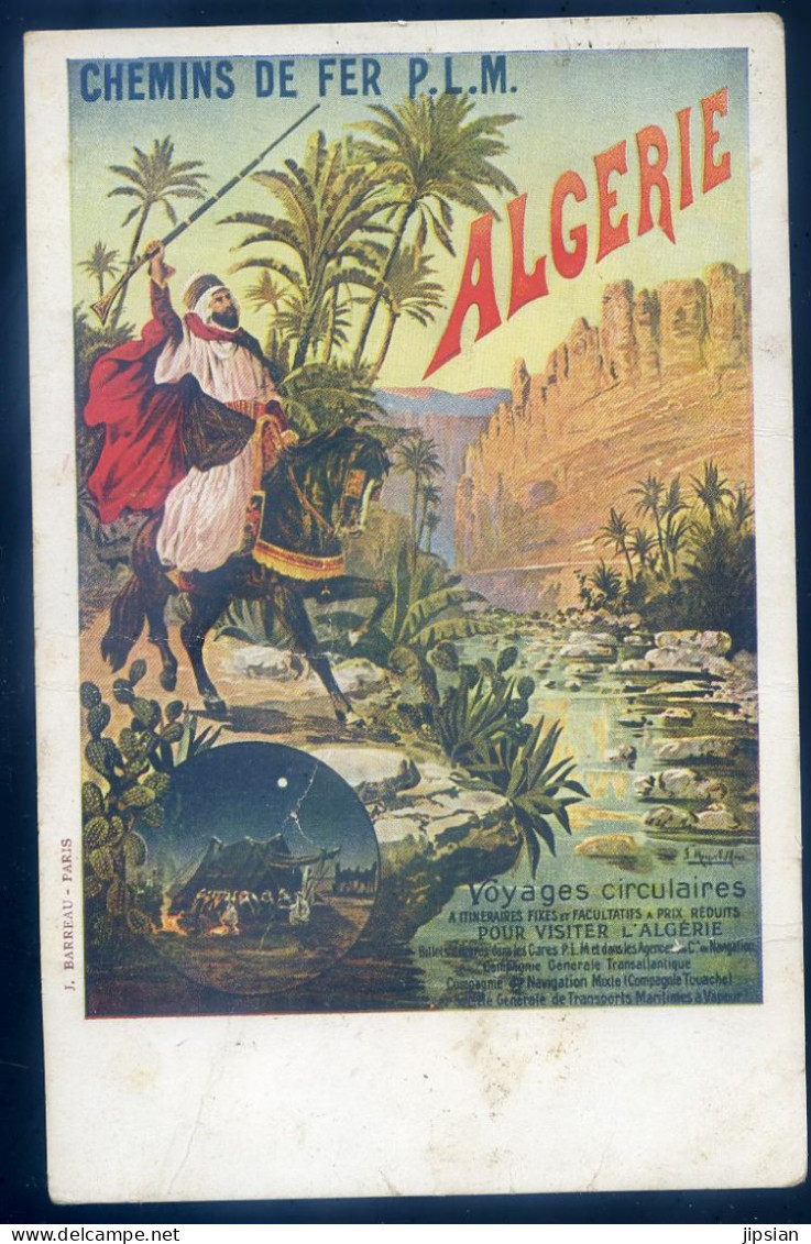 Cpa Paris Lyon Méditerranée Illustrateur Hugo D' Alesi -- Algérie -- Carte Ancienne  (1)  STEP30 - D'Alési, Hugo