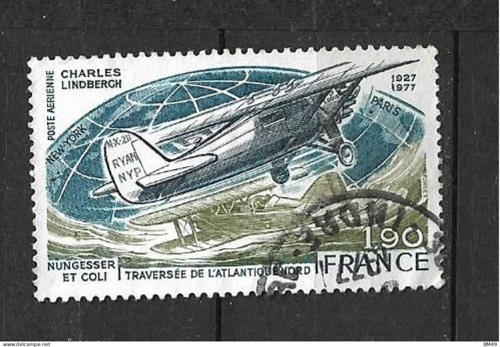 FRANCE 1977   Aérien     N° 50      Oblitéré - 1960-.... Oblitérés
