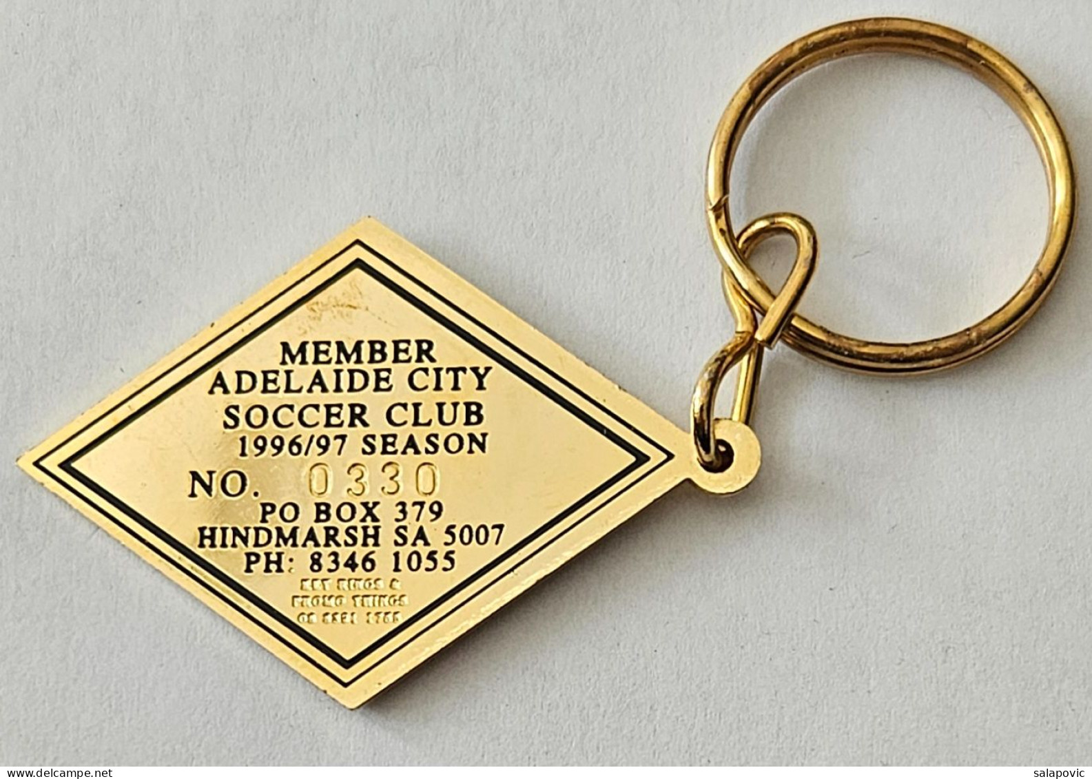 Adelaide City Zebras Soccer Club Australia Football Club Fussball Futebol Soccer Calcio Pendant Keyring PRIV-2/3 - Habillement, Souvenirs & Autres