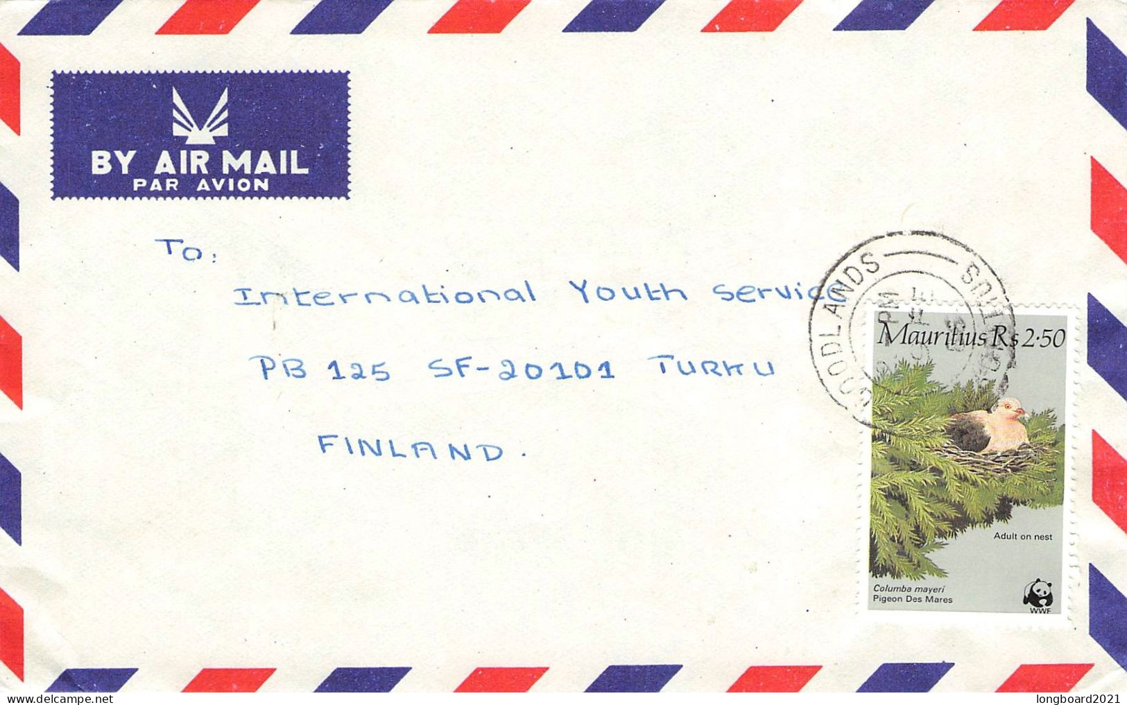 MAURITIUS - AIRMAIL 1986 - TURKU/FI / 4640 - Mauritius (1968-...)