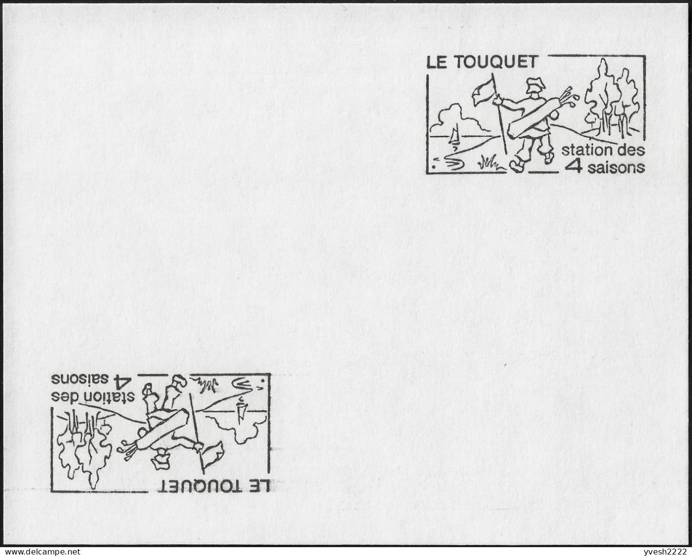 France 1963 / 1973. Épreuve D'empreinte SECAP + Définitif & Modèle Antérieur. Le Touquet, Golf. Tirage 3 Ex. - Golf