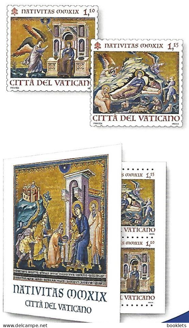 VATICAN CITY, 2019, Booklet 27,  Christmas Booklet - Postzegelboekjes