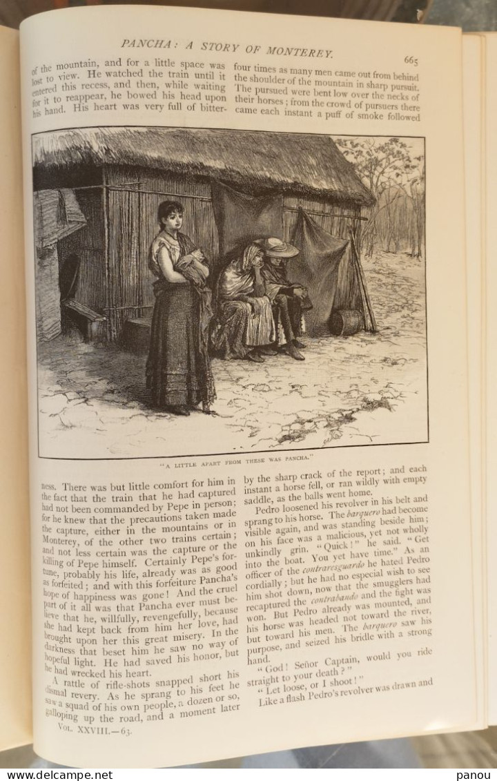 THE CENTURY MAGAZINE 1884. PANCHA A STORY OF MONTEREY CALIFORNIA. FROM COVENTRY TO CHESTER ON WHEELS BICYCLE GYPSY - Sonstige & Ohne Zuordnung