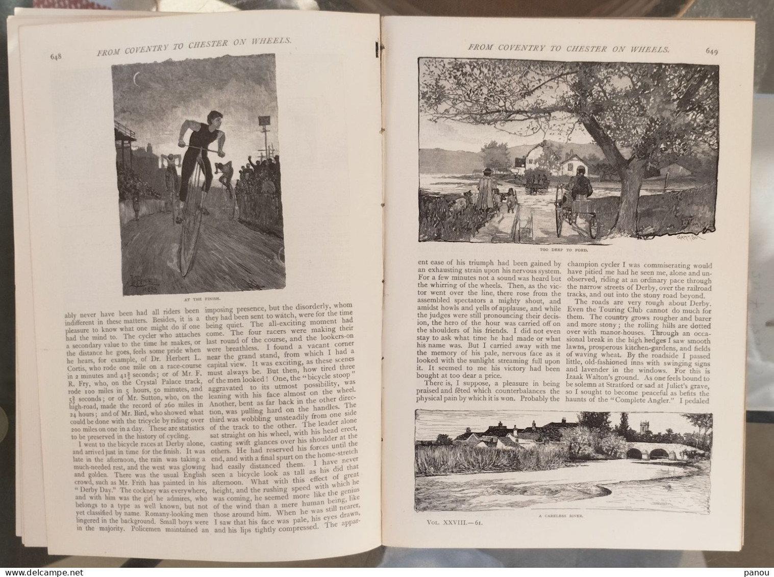 THE CENTURY MAGAZINE 1884. PANCHA A STORY OF MONTEREY CALIFORNIA. FROM COVENTRY TO CHESTER ON WHEELS BICYCLE GYPSY