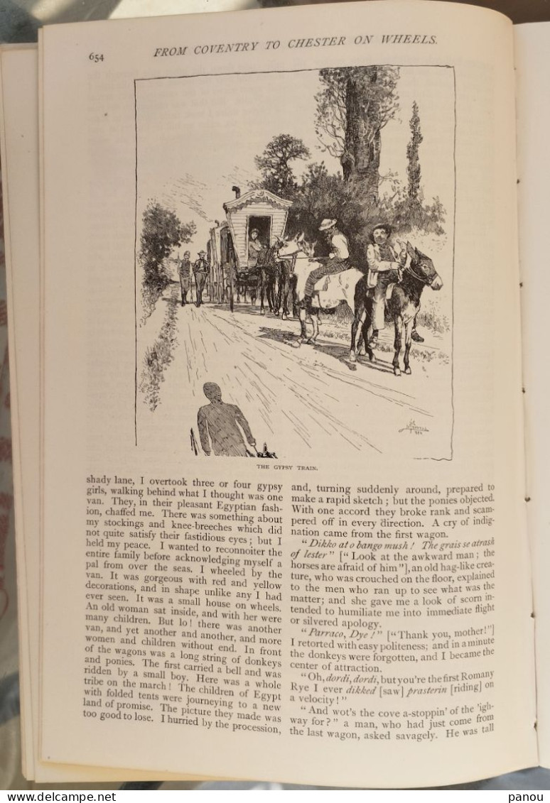 THE CENTURY MAGAZINE 1884. PANCHA A STORY OF MONTEREY CALIFORNIA. FROM COVENTRY TO CHESTER ON WHEELS BICYCLE GYPSY