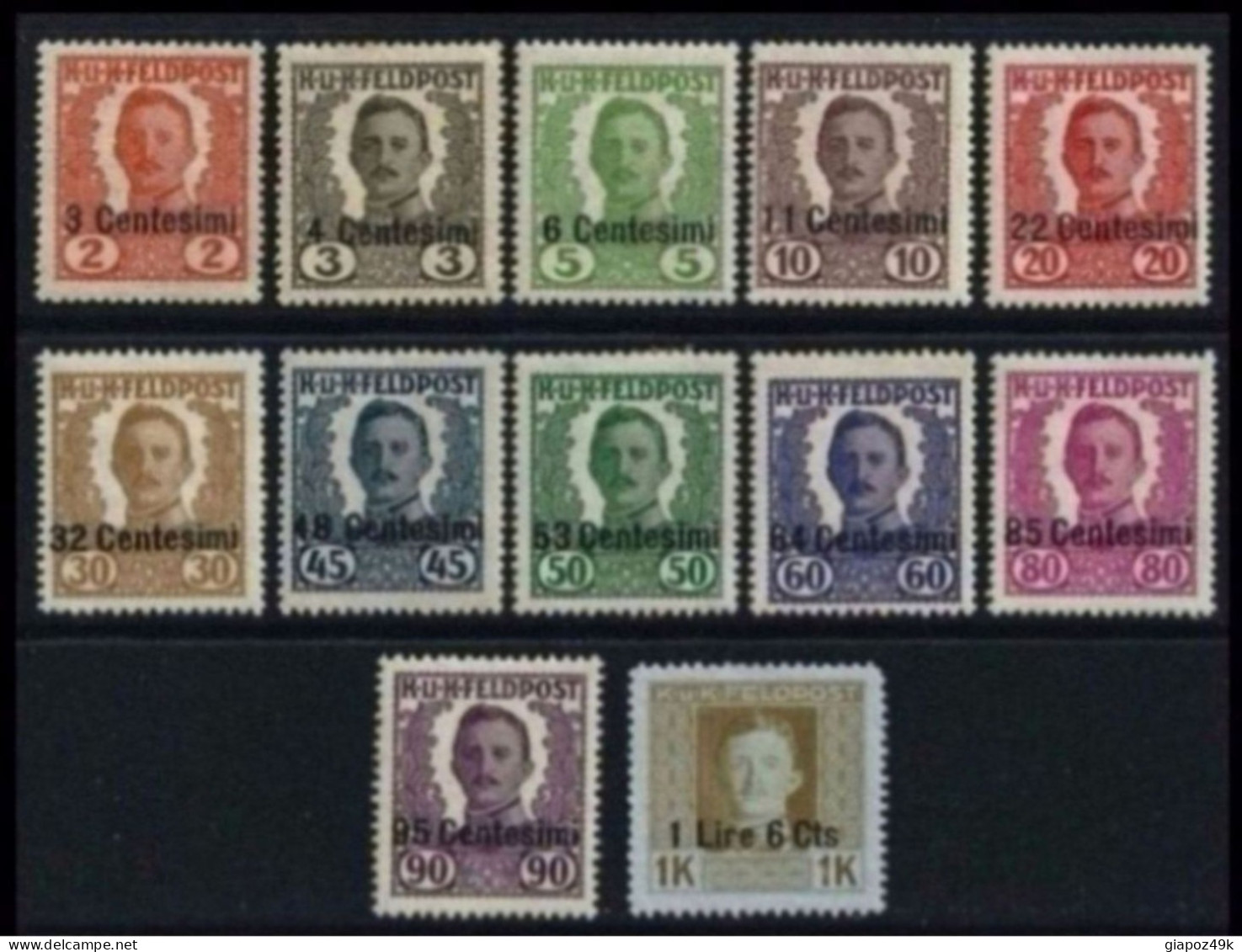 ● REGNO ● Occ. Austriaca ● FRIULI VENETO 1918 ֍ N. 21 . . . . Nuovi * ֍ Non Emessi ● Cat. 240 €  Varietà ● N. 1744 ● - Oostenrijkse Bezetting