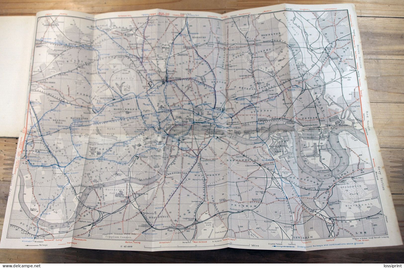 Old German Language Book, London Town Maps And Guides, Karl Baedeker 1912 - Mapamundis