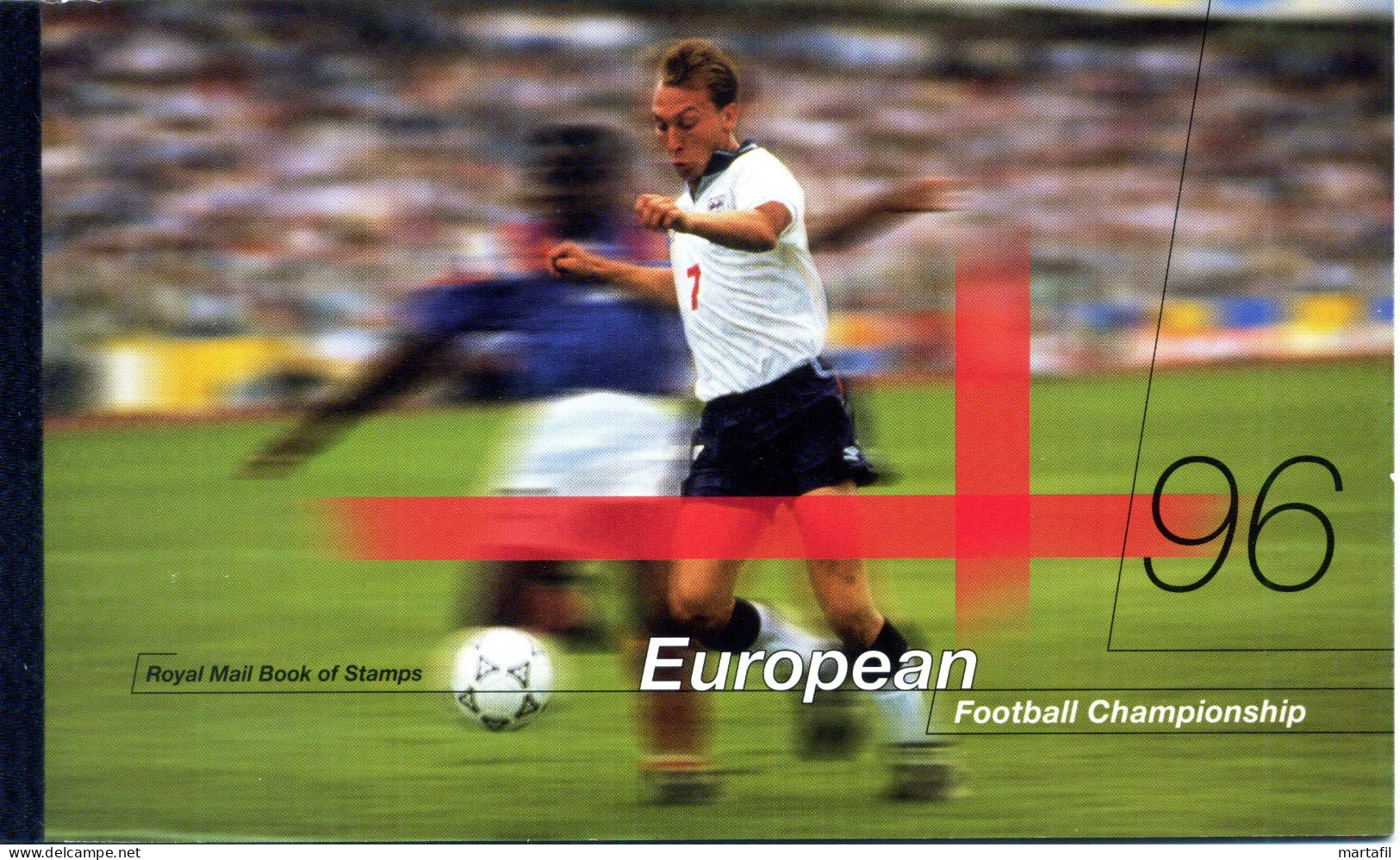 1996 GRAN BRETAGNA Booklet, Libretto, EUROPEAN FOOTBALL CHAMPIONSHIP MNH **, Royal Mail Boof Of Stamps - Booklets