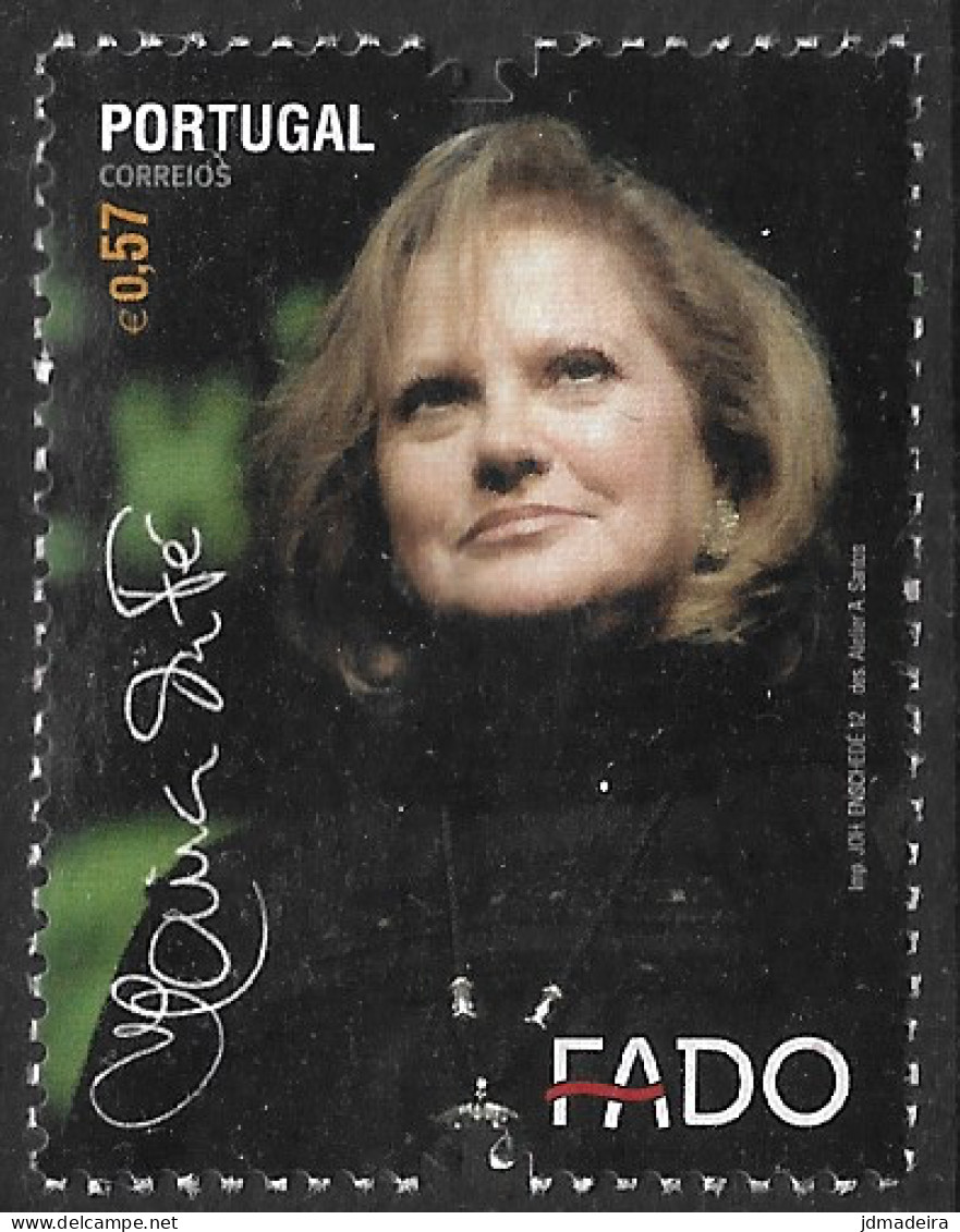 Portugal – 2012 Fado 0,57 Used Stamp - Oblitérés