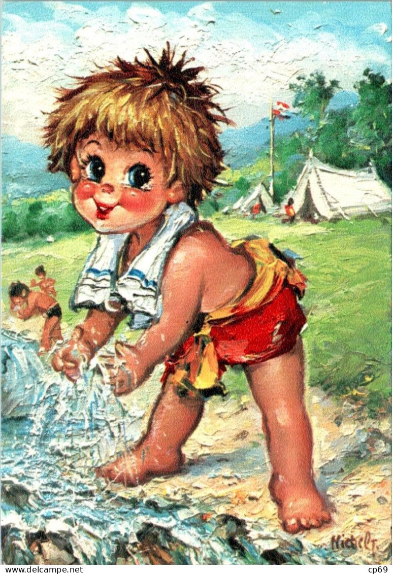 Michel Thomas Toilette Matinale Camping Enfant Child Bambino 子供 - N°179 - En TB.Etat - Thomas