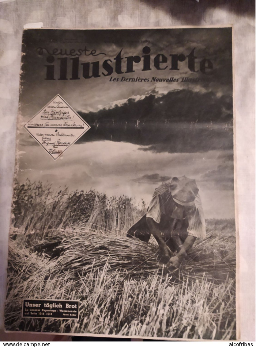 Neueste Illustrierte Dernieres Nouvelles Illustrées  Jo 1936 Owens Molsheim Masques Gaz Ble Pain - Andere & Zonder Classificatie