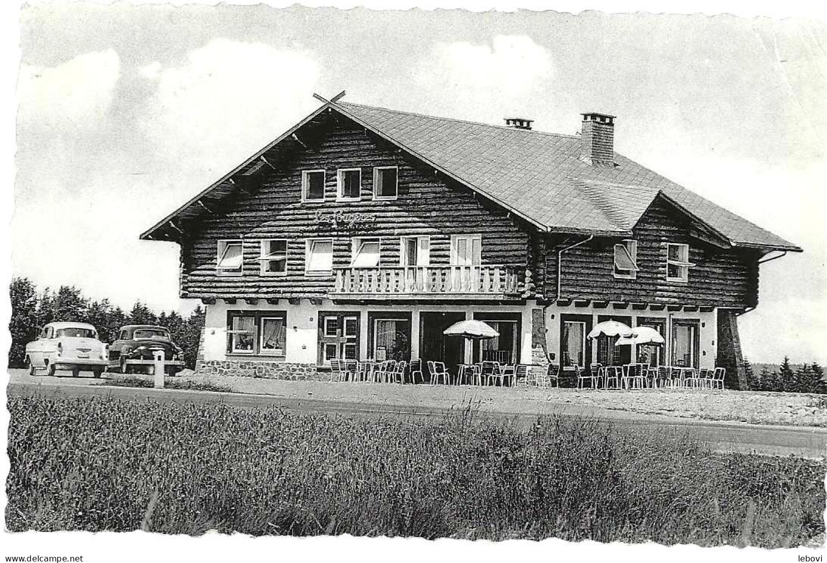 VIELSALM - Baraque Fraiture “café - Hötel – Restaurant LES FOUGERES” – Nels (1960) - Vielsalm