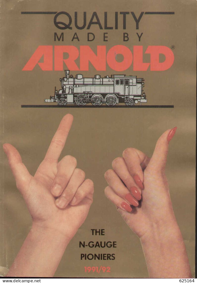 Catalogue ARNOLD 1991/92 N 9 Mm - 1:160 - The N-Gauge Pioniers - Engels