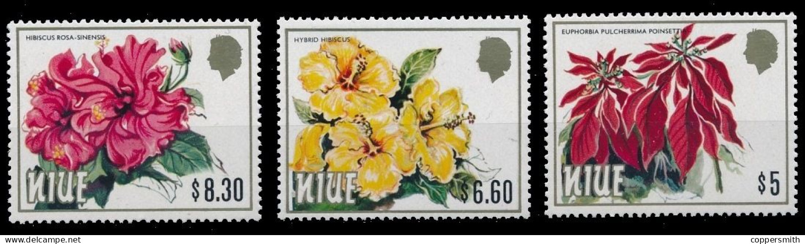 (020) Niue  Flora / Plants / Flowers / Fleurs / Blumen / High Values  ** / Mnh  Michel 567-569 - Niue