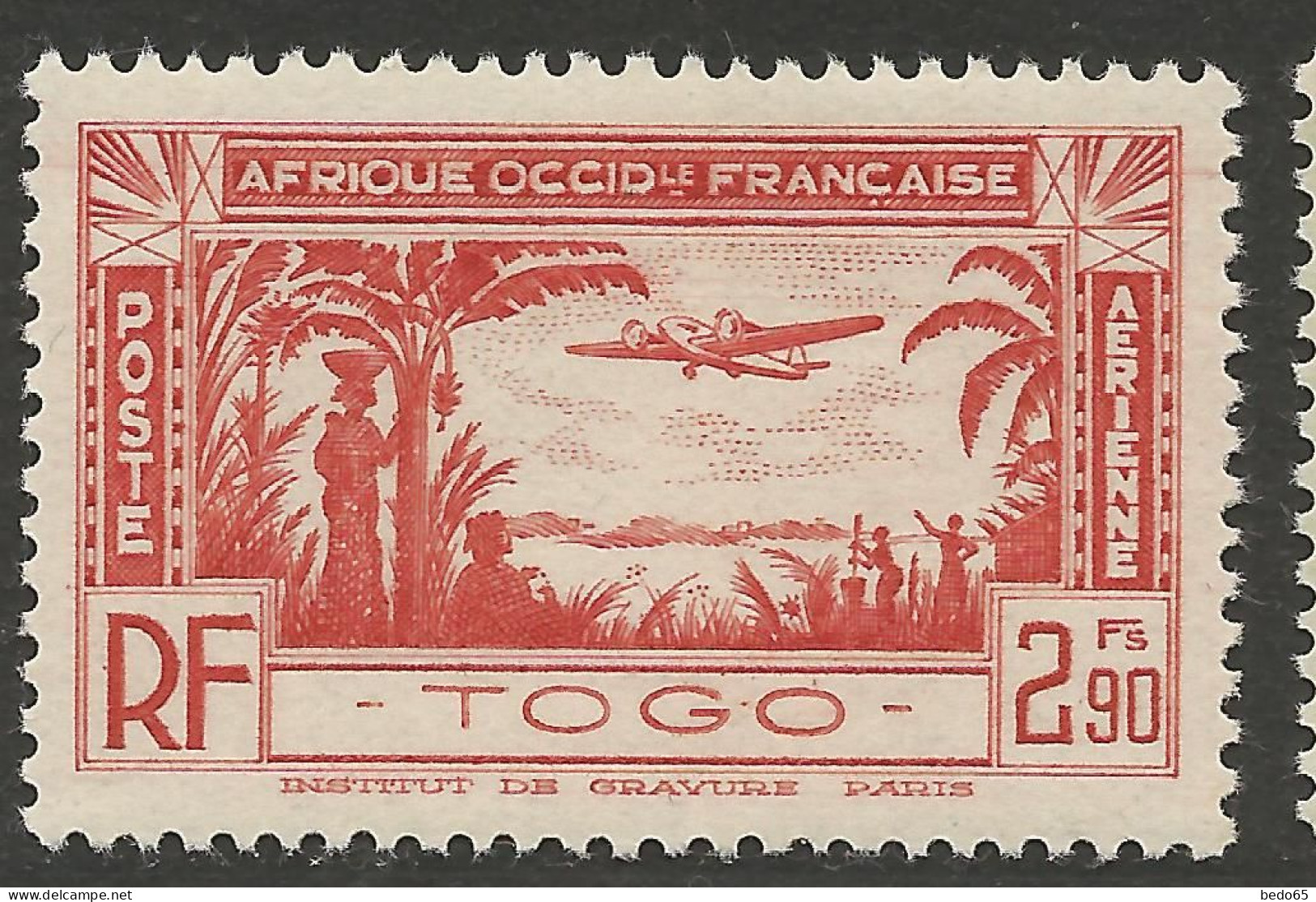 TOGO PA N° 2 NEUF** LUXE SANS CHARNIERE  / Hingeless / MNH - Sonstige & Ohne Zuordnung