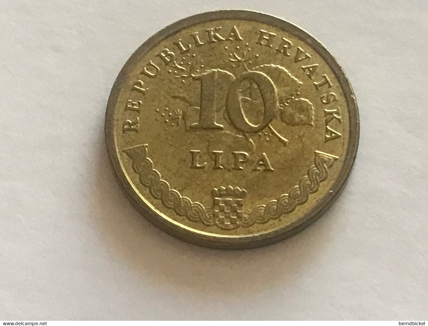 Münze Münzen Umlaufmünze Kroatien 10 Lipa 2015 - Croatie