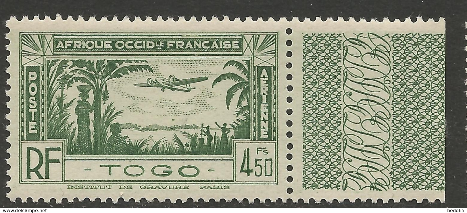 TOGO PA N° 3 NEUF** LUXE SANS CHARNIERE  / Hingeless / MNH - Sonstige & Ohne Zuordnung