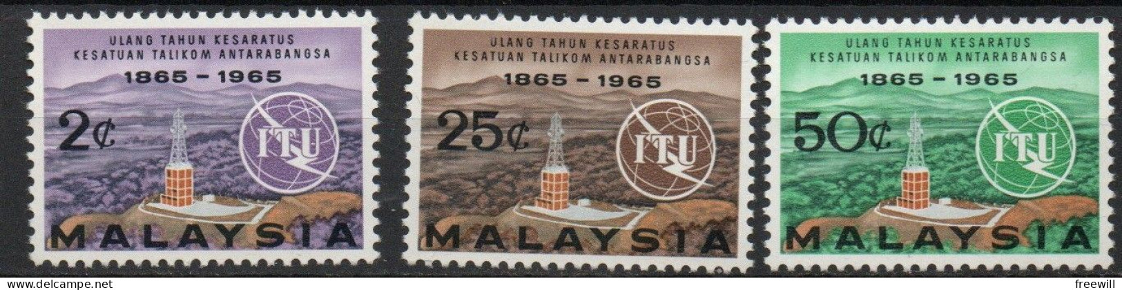 Malaysia International Telecommunications Union - U.I.T. 1965 XX - Malaysia (1964-...)