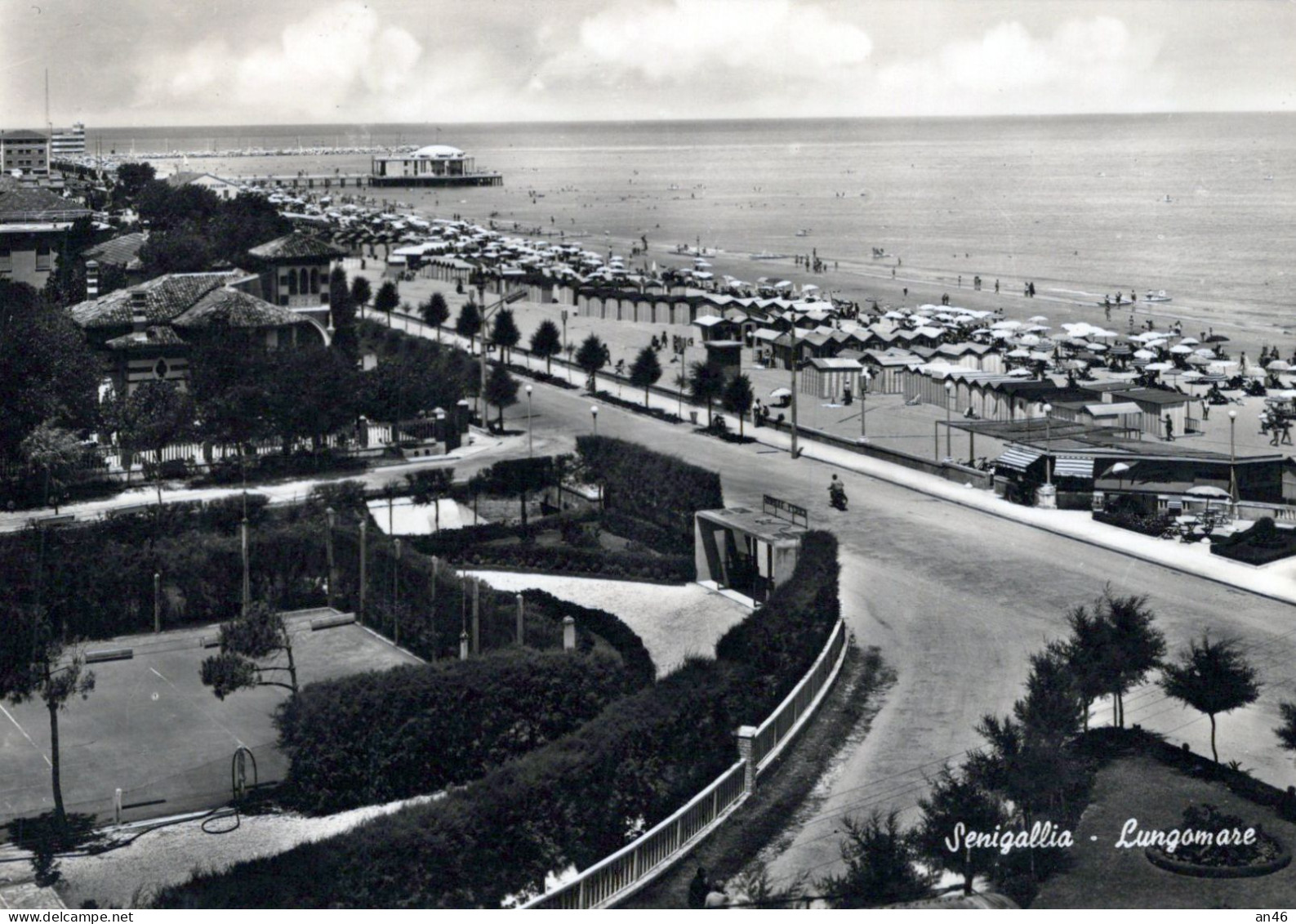 SENIGALLIA - Lungomare - Vgt. 1960   (INTERESSE FILATELICO) - Senigallia