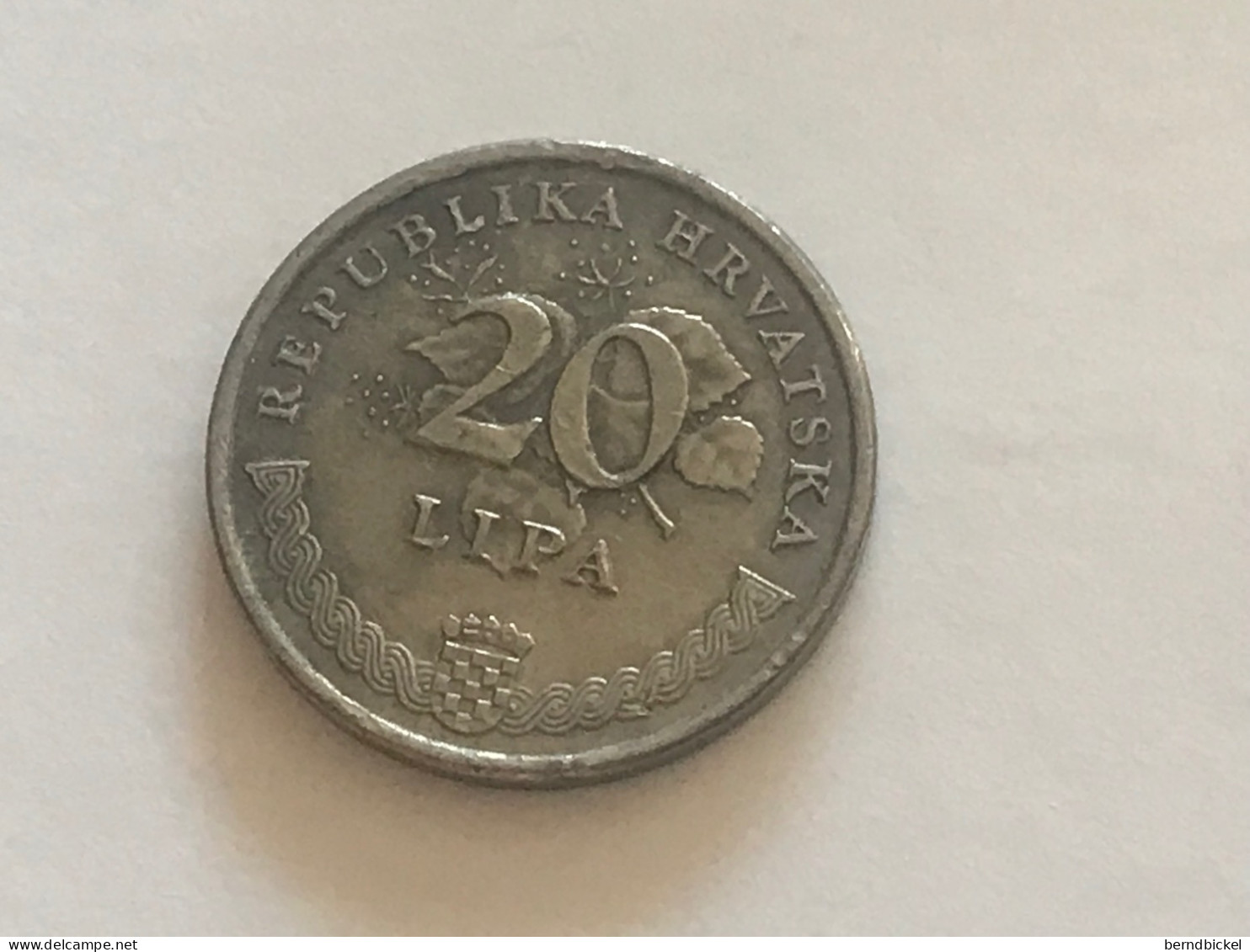 Münze Münzen Umlaufmünze Kroatien 20 Lipa 2006 - Croazia