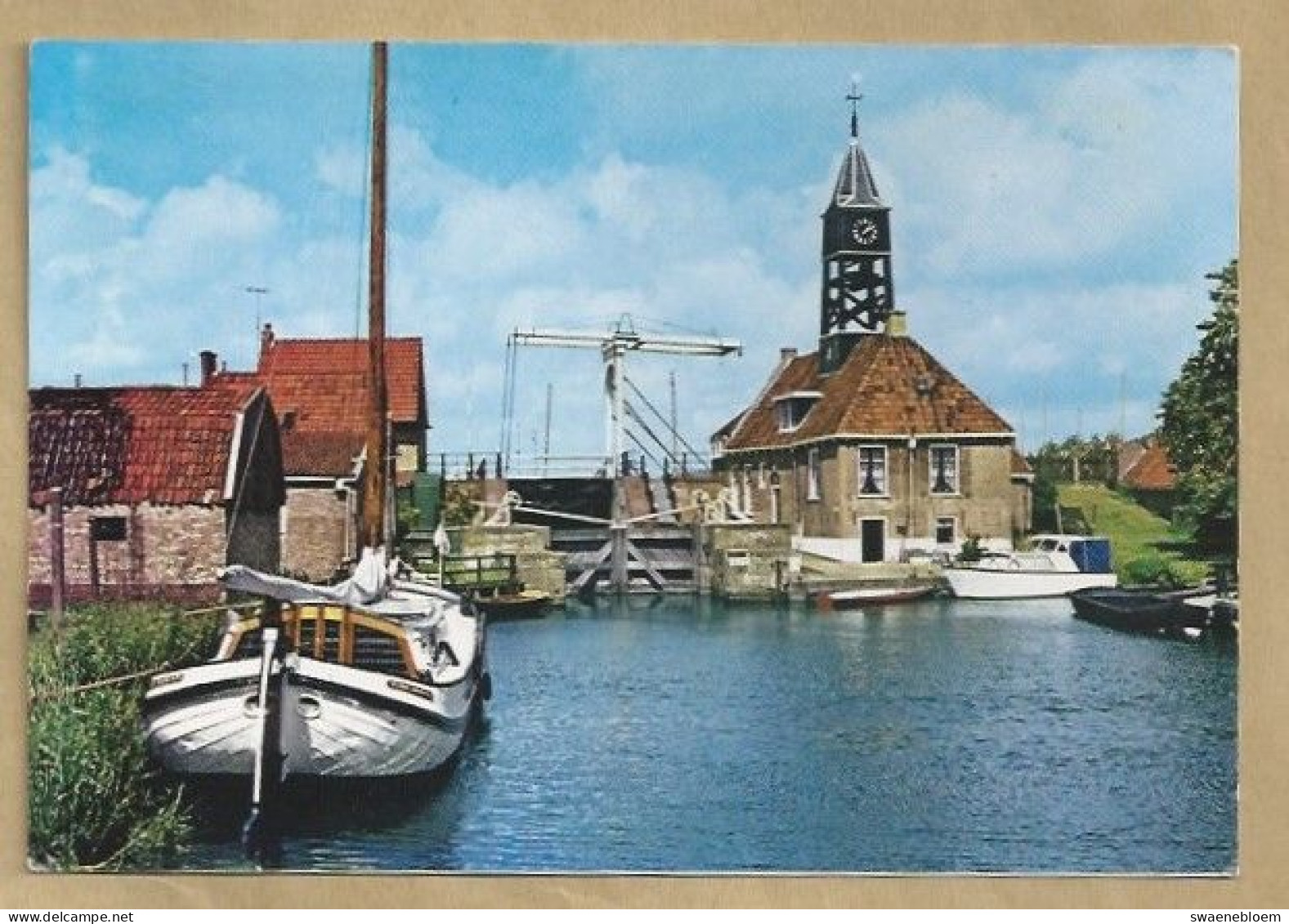 NL.- HINDELOOPEN. GROETEN UIT HINDELOOPEN. ZIJLROEDE. ONGELOPEN - Hindeloopen