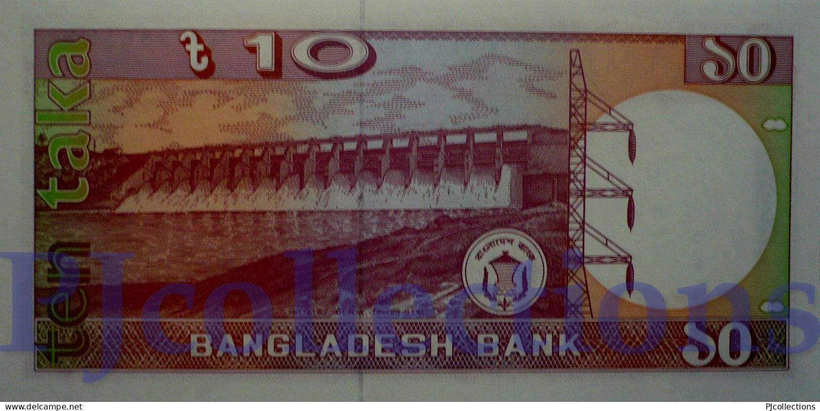 BANGLADESH 10 TAKA 1982 PICK 26c UNC - Bangladesch